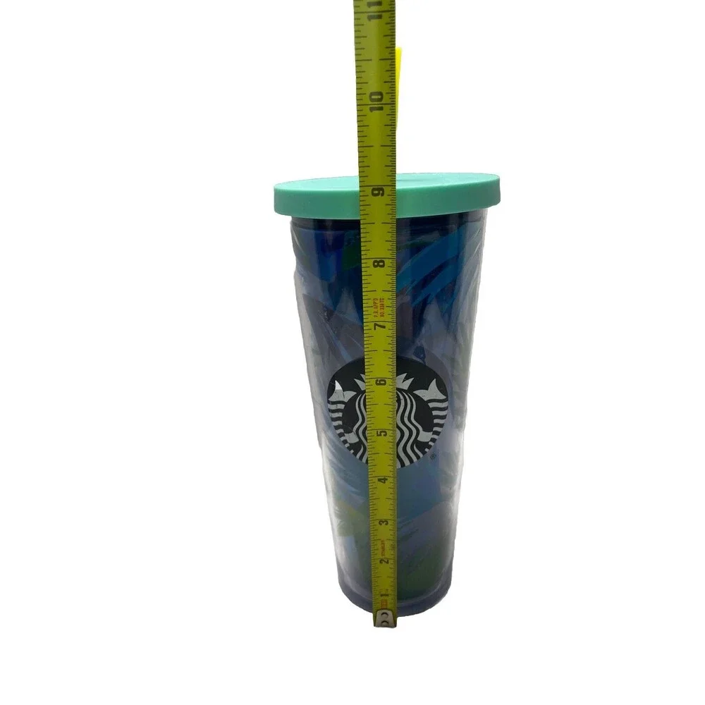 Starbucks Metallic Leaves & Hawaii Tropical 24 oz Tumbler